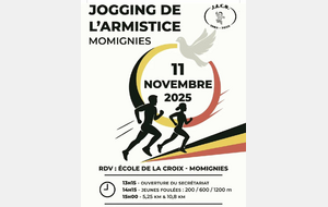 Jogging de l'armistice à Momignies