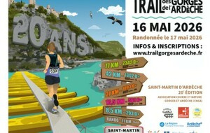 Trail des gorges de l'Ardèche