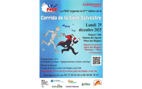 La corrida de la St Sylvestre à Clermont-Ferrand